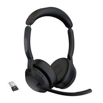 Jabra Evolve2 55 Headset Draadloos Hoofdband Kantoor/callcenter USB Type-C Bluetooth Oplaadhouder (25599-989-999) thumbnail