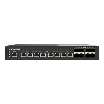 QNAP QSW-IM3216-8S8T netwerk-switch Managed L2 10G Ethernet (100/1000/10000) Zwart (QSW-IM3216-8S8T) thumbnail