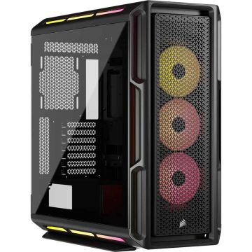Corsair iCUE LINK 5000T LX RGB Mid tower Gaming E-ATX Side panel with window (tempered glass) (CC-90 (CC-9011298-WW) thumbnail