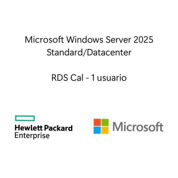 HP Microsoft Windows Server 2025 Remote Desktop Service 1 User CAL WW LTU (P77118-B21) thumbnail