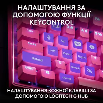 Logitech PRO X TKL RAPID MAGENTA - US INTL - EMEA (920-013253) thumbnail