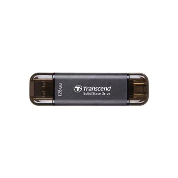 Transcend SSD ESD310C 128GB USB-C USB 3.2 Gen 2x1 black (TS128GESD310C) thumbnail