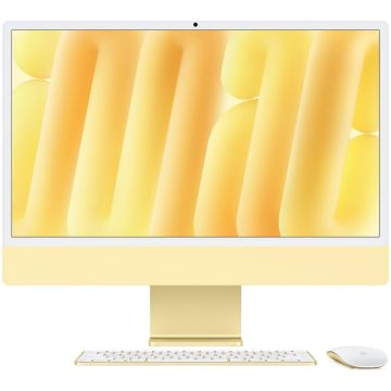 Apple iMac Gelb CZ1E3-0111000 - 61cm(24‘‘) M4 8?Core CPU, 8?Core GPU, 24GB RAM, 512GB SSD, Standardglas, Magic Keyboard (CZ1E3-0111000) thumbnail