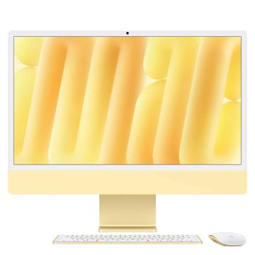 Apple iMac Gelb CZ1E3-0121010 - 61cm(24‘‘) M4 8?Core CPU, 8?Core GPU, 24GB RAM, 1TB SSD, Standardglas, Magic Keyboard Touch-ID Z (CZ1E3-0121010) thumbnail