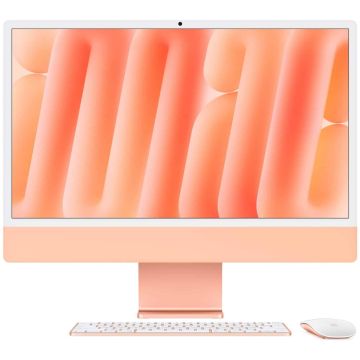 Apple iMac Orange CZ1EV-01000100 - 61cm(24‘‘) M4 10-Core CPU, 10-Core GPU, 24GB RAM, 256GB SSD, Nanotexturglas, Magic Keyboard T (CZ1EV-01000100) thumbnail