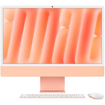 Apple iMac Orange CZ1EV-01300000 - 61cm(24‘‘) M4 10-Core CPU, 10-Core GPU, 24GB RAM, 2TB SSD, Standardglas, Magic Keyboard TID (CZ1EV-01300000) thumbnail