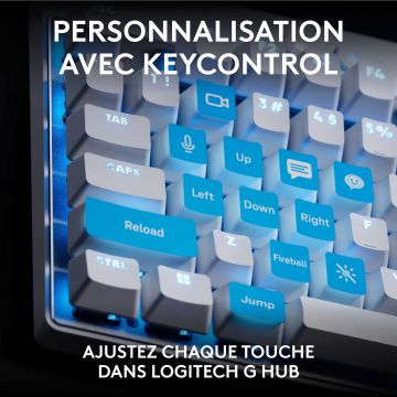 Logitech PRO X TKL RAPID - WHITE - FRA - EMEA28i-935 (920-013241) thumbnail