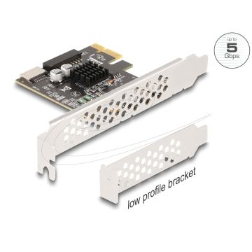 DELOCK PCI Express x1 Karte zu 1 x intern USB 5 Gbps TYP E (90344) thumbnail