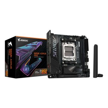 GIGABYTE B850I AORUS PRO moederbord AMD B850 Socket AM5 mini ITX (B850I AORUS PRO) thumbnail