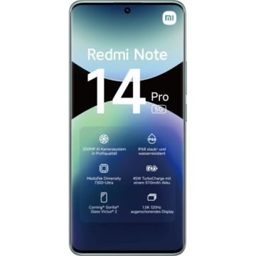 Xiaomi Redmi Note 14 Pro 256GB 8RAM 5G EU grün (MZB0IMOEU) thumbnail