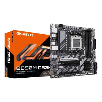 GIGABYTE B850M DS3H moederbord AMD B850 Socket AM5 micro ATX (B850M DS3H) thumbnail