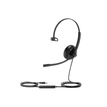 Yealink UH34 SE Mono Headset Bedraad Hoofdband Kantoor/callcenter Zwart (1308032) thumbnail