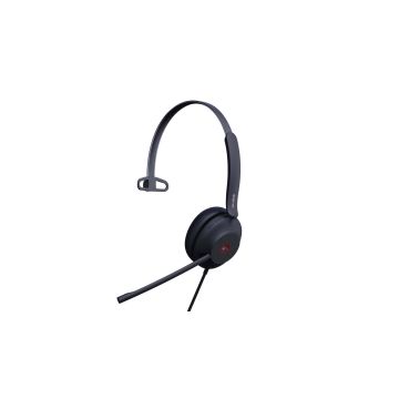 Yealink UH37 Mono UC Headset Bedraad Hoofdband Kantoor/callcenter USB Type-A Zwart (1308108) thumbnail