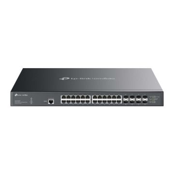 TP-Link Omada SX3832MPP netwerk-switch Managed L2+ 10G Ethernet (100/1000/10000) Power over Ethernet (PoE) DIN rail Zwart (SX3832MPP) thumbnail