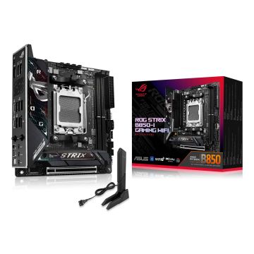 ASUS ROG STRIX B850-I GAMING WIFI AMD B850 Socket AM5 mini ITX (90MB1K30-M0EAY0) thumbnail
