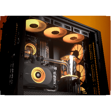 CORSAIR FRAME 4000D RS ARGB Modular High Airflow Mid-Tower PC Case Black (CC-9011296-WW) thumbnail
