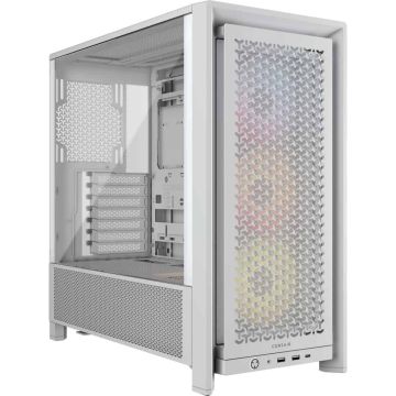 CORSAIR FRAME 4000D RS ARGB Modular High Airflow Mid-Tower PC Case White (CC-9011297-WW) thumbnail