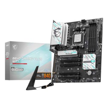 MSI B840 GAMING PLUS WIFI moederbord AMD B840 Socket AM5 ATX (7E57-002R) thumbnail