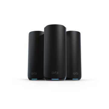 NETGEAR Orbi 870 Tri-band (2,4 GHz / 5 GHz / 6 GHz) Wi-Fi 7 (802.11be) Zwart 4 Intern (RBE873B-100EUS) thumbnail