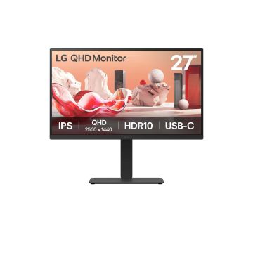 LG 27BA75QB-B.AEU computer monitor 68,6 cm (27") 2560 x 1440 Pixels Wide Quad HD LED Zwart (27BA75QB-B) thumbnail