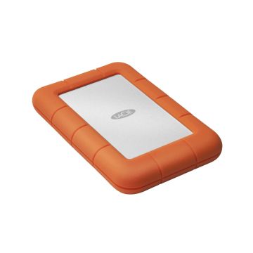 LaCie Rugged Mini externe harde schijf 1000 GB Oranje, Zilver (LAC301558) thumbnail