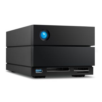 LaCie 2BIG DOCK disk array 28 TB Desktop Zwart (STLG28000400) thumbnail