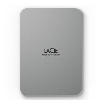 Seagate Lacie Mobile Drive externe harde schijf 4 TB USB Type-C 3.2 Gen 1 (3.1 Gen 1) Zilver (STLP4000400) thumbnail