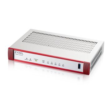 ZyXEL USG FLEX 50 HP 5 Gigabit user-definableports 1*1G PoE+ 1*USB with 1 YR Gold Security Pack (USGFLEX50HP-EU0102) thumbnail