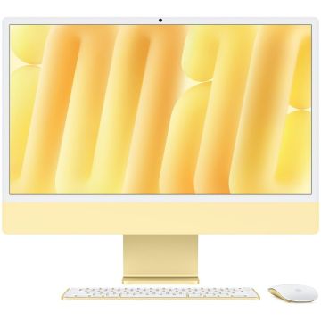 Apple iMac Gelb CZ1EK-02200000 - 61cm(24‘‘) M4 10-Core CPU, 10-Core GPU, 32GB RAM, 1TB SSD, Standardglas, Magic Keyboard TID (CZ1EK-02200000) thumbnail