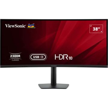 Viewsonic VA3820C computer monitor 96,5 cm (38") 3840 x 1600 Pixels Wide Quad HD+ LED Zwart (VA3820C) thumbnail