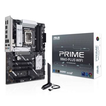 ASUS PRIME B860-PLUS WIFI Intel B860 LGA 1851 (Socket V1) ATX (90MB1K50-M0EAY0) thumbnail