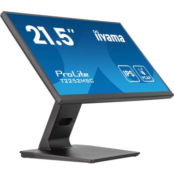iiyama ProLite T2252MSC-B2AG computer monitor 54,6 cm (21.5") 1920 x 1080 Pixels Full HD LCD Touchscreen Zwart (T2252MSC-B2AG) thumbnail