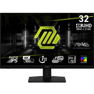 MSI MAG 322UPF computer monitor 81,3 cm (32") 3840 x 2160 Pixels UltraWide Quad HD LCD Zwart (MAG 322UPF) thumbnail