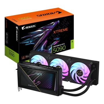 GIGABYTE AORUS GeForce RTX 5090 XTREME WATERFORCE 32G NVIDIA 32 GB GDDR7 (GV-N5090AORUSX W-32GD) thumbnail