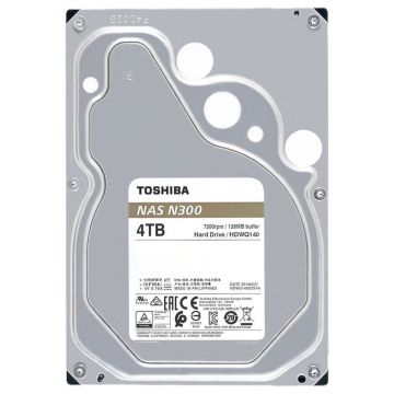 Toshiba BULK N300 NAS HDD - 4TB (MN10ADA400ES) thumbnail