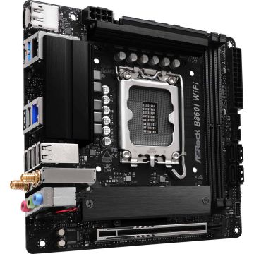 ASRock B860I WiFi 1851 mITX HDMI/DP DDR5 (90-MXBQQ0-A0UAYZ) thumbnail