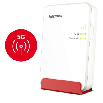 Box FRITZ! 6860 5G Edition International draadloze router Gigabit Ethernet Dual-band (2.4 GHz / 5 GHz) (20003071) thumbnail