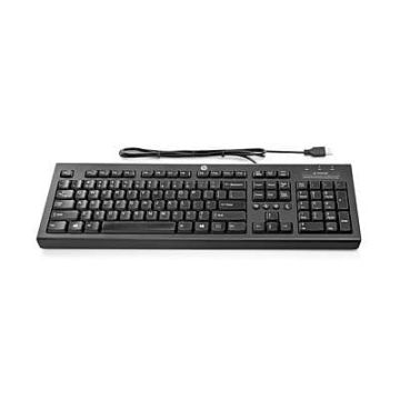 HP 709695-B41 toetsenbord USB Zwart (709695-B41) thumbnail