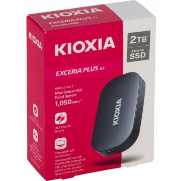 KIOXIA EXCERIA Plus G2 Tragbare SSD 2 TB (LXD20K002TG8) thumbnail