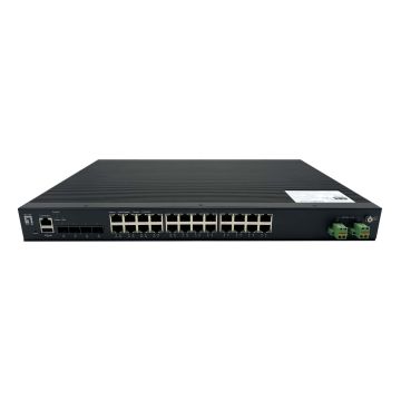 LevelOne IXP-2871 netwerk-switch Managed L2+ Gigabit Ethernet (10/100/1000) Power over Ethernet (PoE) Zwart (IXP-2871) thumbnail