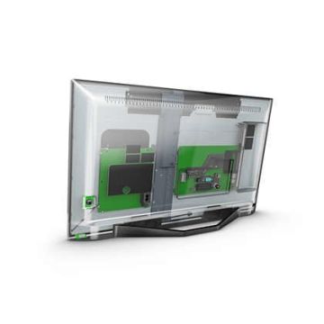 Philips 24HFL3014P/12 tv 61 cm (24") HD Zwart, Transparant 250 cd/m² (24HFL3014P/12) thumbnail