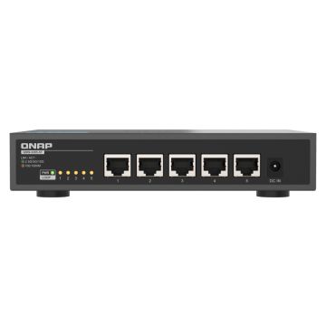 QNAP QSW-3205-5T netwerk-switch Unmanaged 10G Ethernet (100/1000/10000) Desktop Zwart (QSW-3205-5T) thumbnail