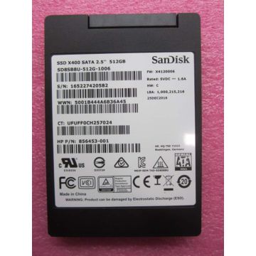 HP GNRC-SSD 512GB 2.5in SATA-3 TLC (865836-001) thumbnail