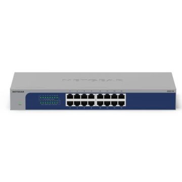 NETGEAR GS516-300EUS netwerk-switch Unmanaged Gigabit Ethernet (10/100/1000) Grijs (GS516-300EUS) thumbnail