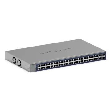 NETGEAR GS752TXUP Managed Gigabit Ethernet (10/100/1000) Power over Ethernet (PoE) 1U Grijs (GS752TXUP-300EUS) thumbnail