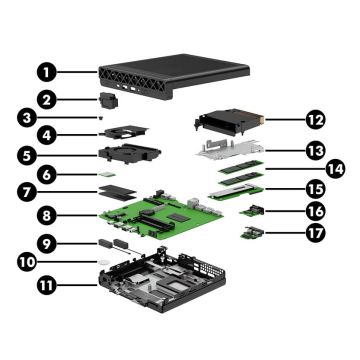 HP SKO-SSD 1TB 2280 PCIE-4X4 TLC M.2 NMIC (N22908-001) thumbnail