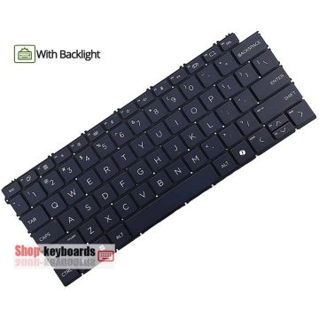 HP SPS-KEYBOARD DAO GR (P07121-041) thumbnail