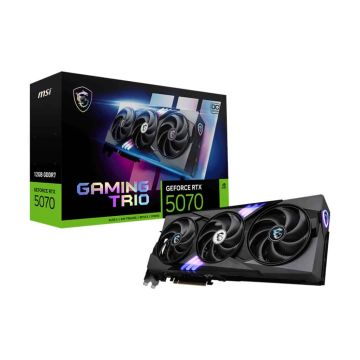 MSI GAMING GeForce RTX 5070 12G TRIO OC NVIDIA 12 GB GDDR7 (V532-019R) thumbnail