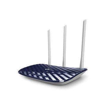 TP-Link AC750 draadloze router Fast Ethernet Dual-band (2.4 GHz / 5 GHz) Zwart, Wit (ARCHER C20(EU)) thumbnail