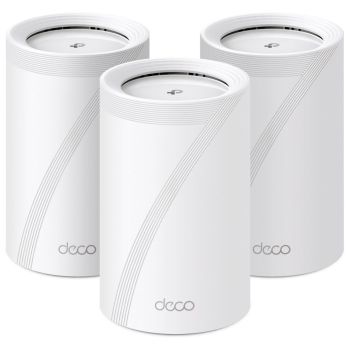 TP-Link BE9300 Tri-band (2,4 GHz / 5 GHz / 6 GHz) Wi-Fi 7 (802.11be) Wit 4 Intern (DECO BE65(3-PACK)(EU)) thumbnail